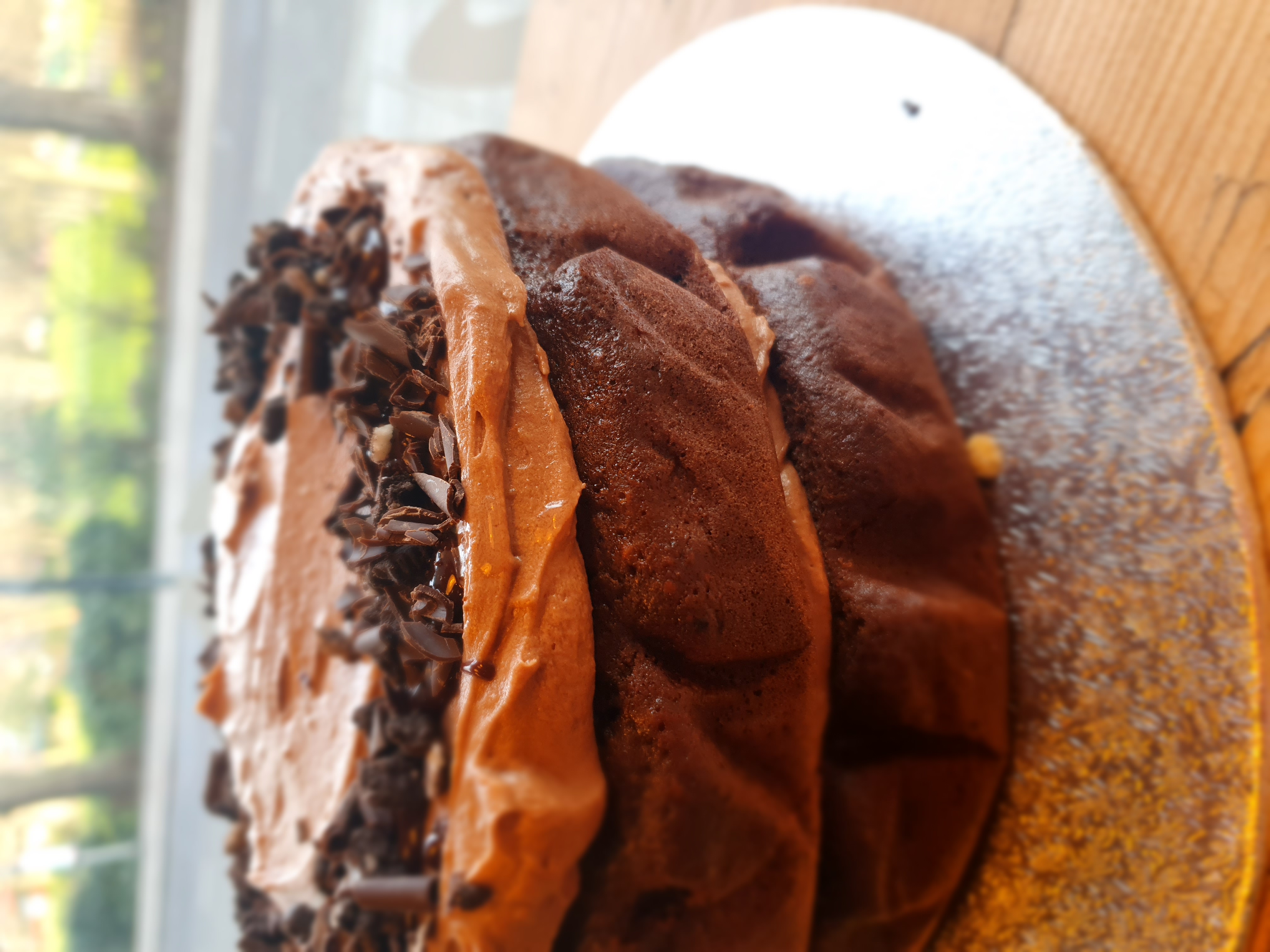 8-inch double layer chocolate cake