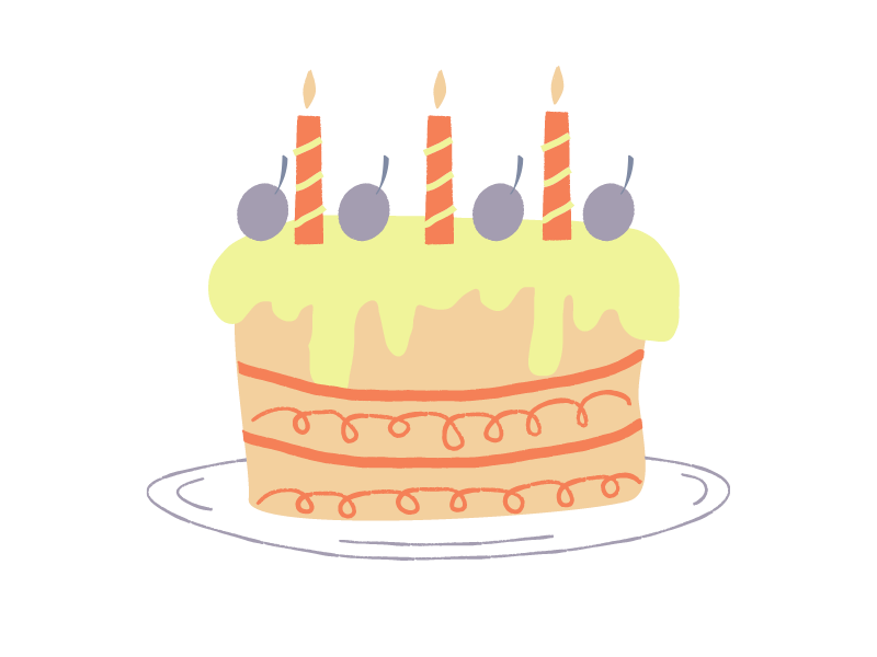 8-inch double layer coffee and walnut cake